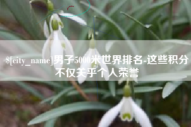 德阳男子5000米世界排名-这些积分不仅关乎个人荣誉
