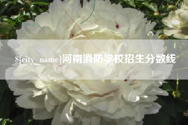 德阳河南消防学校招生分数线