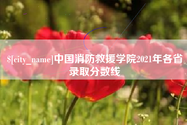 德阳中国消防救援学院2021年各省录取分数线