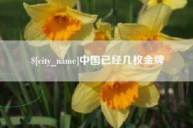 德阳中国已经几枚金牌