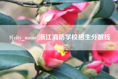 德阳浙江消防学校招生分数线