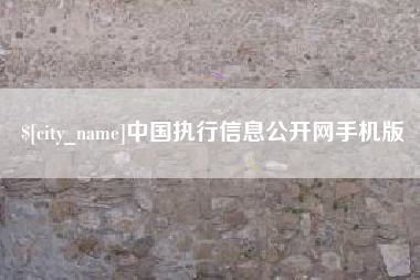 德阳中国执行信息公开网手机版
