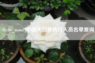 德阳中国失信被执行人员名单查询