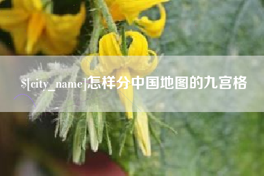 德阳怎样分中国地图的九宫格