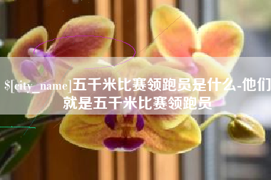 德阳五千米比赛领跑员是什么-他们就是五千米比赛领跑员