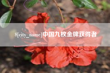 德阳中国九枚金牌获得者
