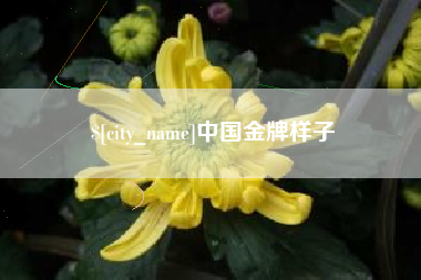 德阳中国金牌样子