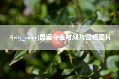 德阳奥运夺金时刻九宫格图片
